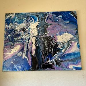 Fluid acrylic painting